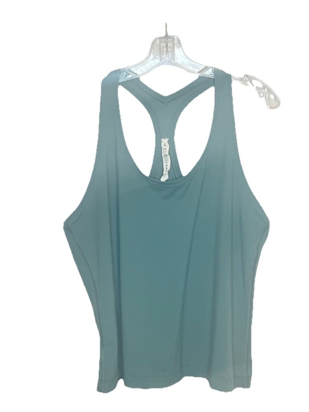 Lululemon Cool Racerback Tank Top Sz 20 Green Teal Yoga Workout Plus Size